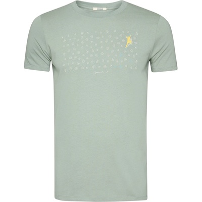 GreenBomb Мъжка тениска GreenBomb Lifestyle Boulderer Guide T-shirt - Soft Sage (216-8907-0113)