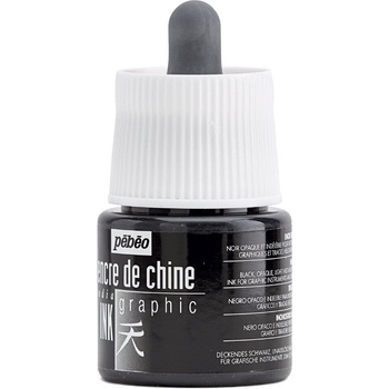 Pébéo 349000 Рисуване с мастило Black 45 ml 1 бр (349000)