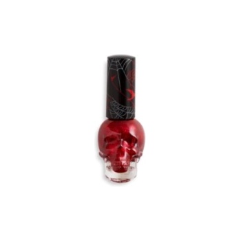 Revolution Beauty Skull Edition Bloodthirsty лак за нокти тъмночервен нюанс 12.5 мл