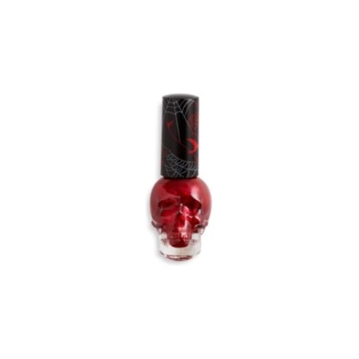 Revolution Beauty Skull Edition Bloodthirsty лак за нокти тъмночервен нюанс 12.5 мл