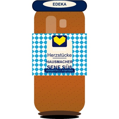 Edeka Bavorská sladká domácí hořčice 250 ml – Hledejceny.cz