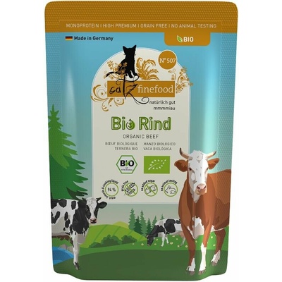 Catz finefood Bio No.507 s hovädziem mäsom 85 g