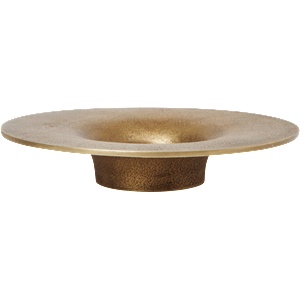 ferm LIVING Soothe Block свещник, месинг (1104271983)