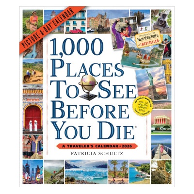 WORKMAN 1000 places to see before you die | wall