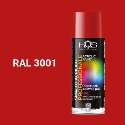 HQS akrylová farba v spreji 400 ml RAL 3001 lesklá