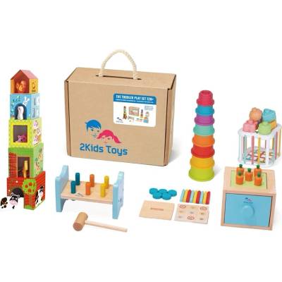 Ω2Kids Toys Darčeková sada hračiek pre najmenších 12m+