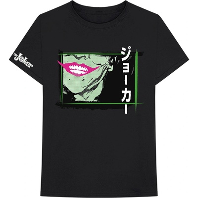 DC Comics tričko Joker Smile Frame Anime čierne