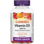 Webber Naturals Vitamin D3 Gummies / Витамин D3, 1000 IU, 90 желирани таблетки (3679 WN)