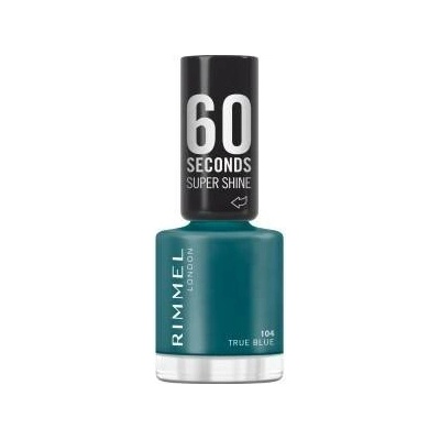 Rimmel 60 Seconds Super Shine lak na nehty odstín 104 True Blue 8 ml