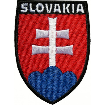 Nášivka znak Slovenská vlajka 5x7 cm