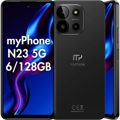 myPhone N23 5G 6GB/128GB černý