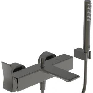 Ideal Standard Смесител за вана и душ Ideal Standard Atelier Conca Magnetic Grey с душ комплект (BC763A5)