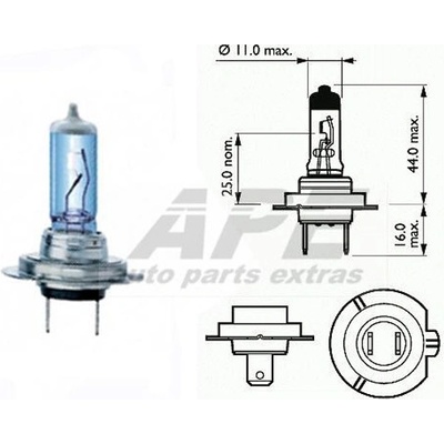 Mannol White H7 PX26d 12V 55W