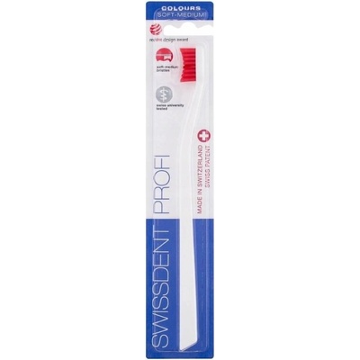 Swissdent Profi Colours Soft Medium White&Red 1 ks