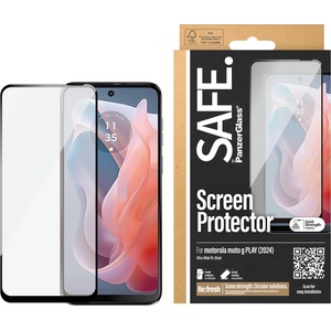 Panzer Стъклен протектор Safe за Motorola Moto G Play(2024), UWF, Черен