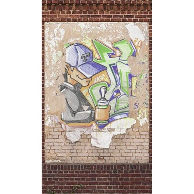 392411 Vliesový panel The Wall, rozmery 159 x 280 cm