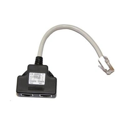 Adaptér rozdvojka RJ45, 1x8p8c/2x8p4c, PC-PC, stíněný – Zbozi.Blesk.cz