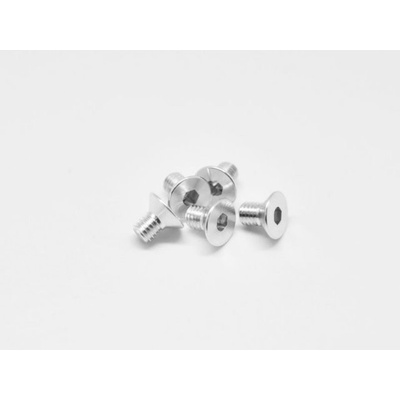 Arrowmax Alu Screw Allen Countersunk M3X5 Silver 7075 5 AM-14CS3005-S