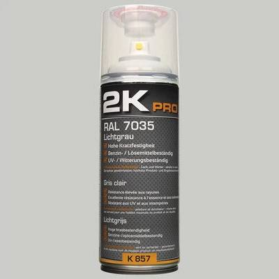 Farba v spreji 2K PRO lesk RAL 7035 svetlo šedá 400 ml
