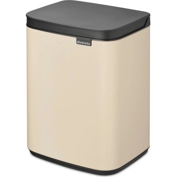 Brabantia Кош за боклук Brabantia Bo Small 1008865, 4 л, Плавно и безшумно отваряне, Противоплъзгаща основа, Бежов (1008865)