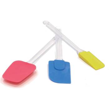 Silikomart Шпатулки за сладкиши Silikomart цветни 3 бр (70.055.10.0001)