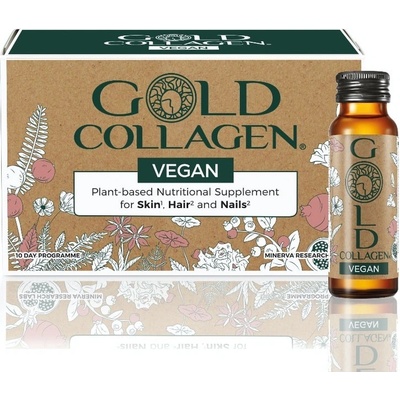 Minerva Gold Collagen Hairlift kolagénový 10 x 30 ml