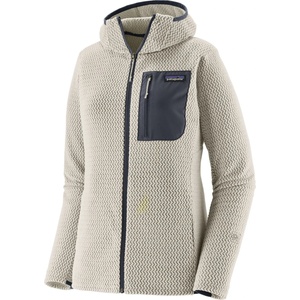 Patagonia Дамско поларено яке Patagonia Women's R1 Air Full-Zip Hoody Fleece jacket - Birch White (105-6525-0913)
