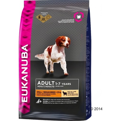 Eukanuba Adult Small & Medium Lamb & Rice 2,5 kg