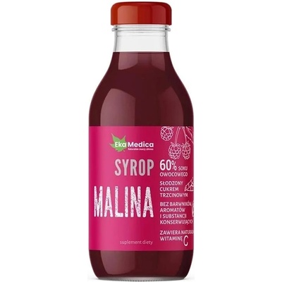 EkaMedica Сироп от малини с витамин C и ацерола, 300 ml, EkaMedica (283844 EK)