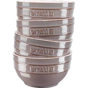 Staub Купички за закуски Staub 14 см сиви 4 бр (40508-148-0)