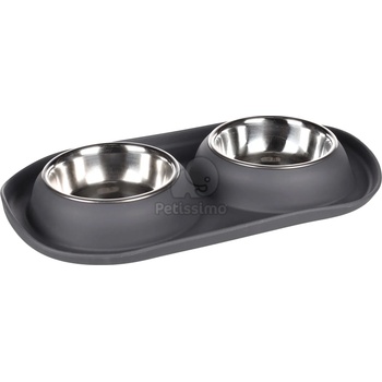 Flamingo Duo Dinner двойна купичка за хранене и поене 2 x 220 мл