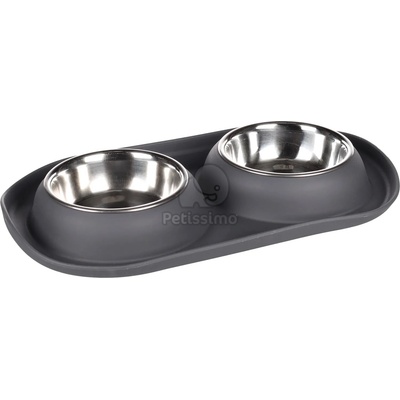 Flamingo Duo Dinner двойна купичка за хранене и поене 2 x 220 мл