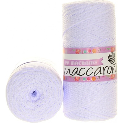 Maccaroni PP Macrame 005 optická bílá
