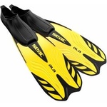 Seac Sub Seac ALA, fins with closed foot section, ideal for snorkeling and swimming, YELLOW, 44/45 - 0710033360491A