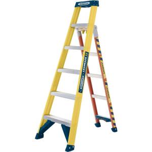 WERNER Многофункционална комбинирана стълба от фибростъкло 3 в 1 Werner Lean Safe X3 (08075071)