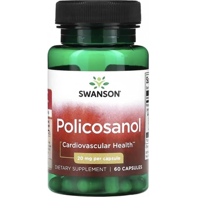 Swanson BioCosanol Polikosanol 20 mg 60 kapslí
