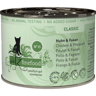 Catz Finefood No.15 kuřecí a bažant 6 x 200 g