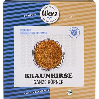 Werz Hnědé proso celozrnné 500 g bio BIO VEGAN BEZLEPEK Množství: 1 ks