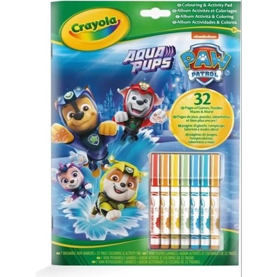 Crayola Крайола: Пес Патрул - Образователна и оцветяваща книга на английски език (04-6918g)