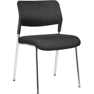 RFG Посетителски стол RFG Evo 4L M, текстил, метална основа, до 120 kg, черен, (4010100288)