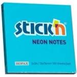 STICK'N Notes stickn 76 x 76 mm neon colors (100), blue