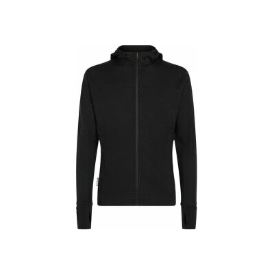 Icebreaker Merino Blend 300 RealFleece Descender LS Zip Men čierna