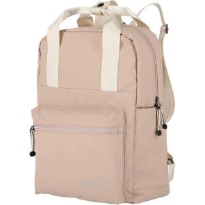 Travelite Basics Canvas Backpack Light brown