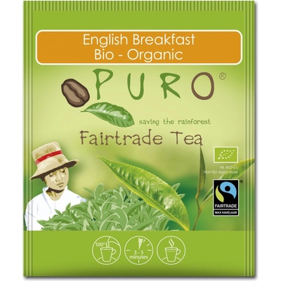 Puro Černý čaj English breakfast bio Fair trade 25 x 2 g