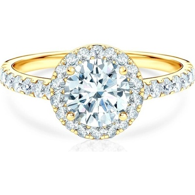 Savicki Zásnubný prsteň This is Love žlté zlato laboratórne diamanty TIL P BR 100 LAB Z