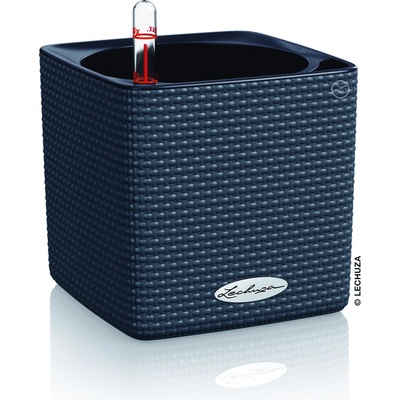 Samozavlažovací kvetináč Lechuza Cube Color 14 cm antracit