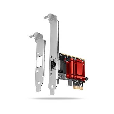 AXAGON PCEE-GIX, PCIe síťová karta - 1x Gigabit Ethernet port (RJ-45), Intel i210AT, PXE, vč. LP