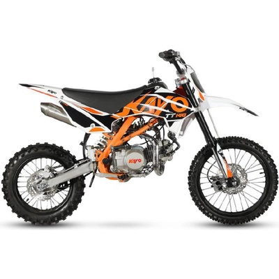 Kayo pitbike TT 140 17"/14" černo-oranžovo-bílá