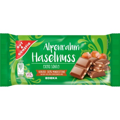 Gut & Günstig mléčná s lískovými ořechy 100 g