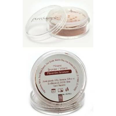 Pure & Simple minerální bronzer Warm 2 g
